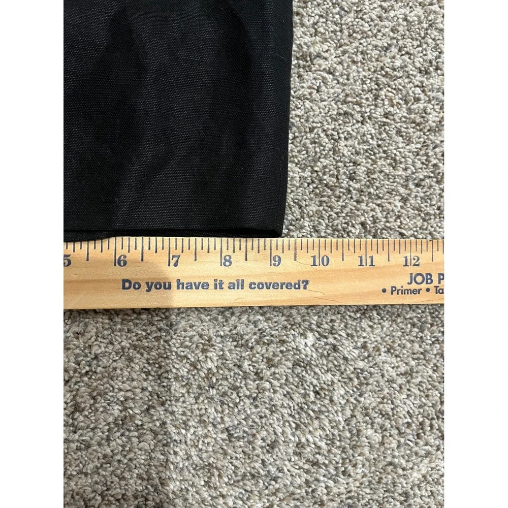 Aritzia The Limitless Pant Black Linen Blend Wide Leg Trousers Size 4
